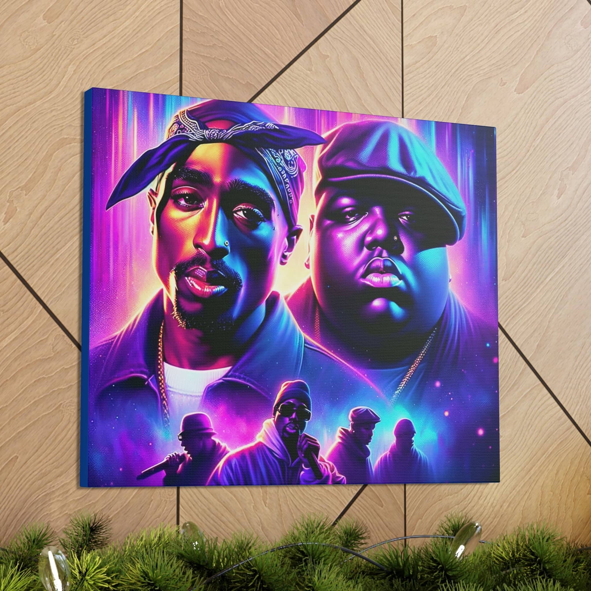 Hip-Hop Legends: The Luminaries Canvas Canvas Printify   