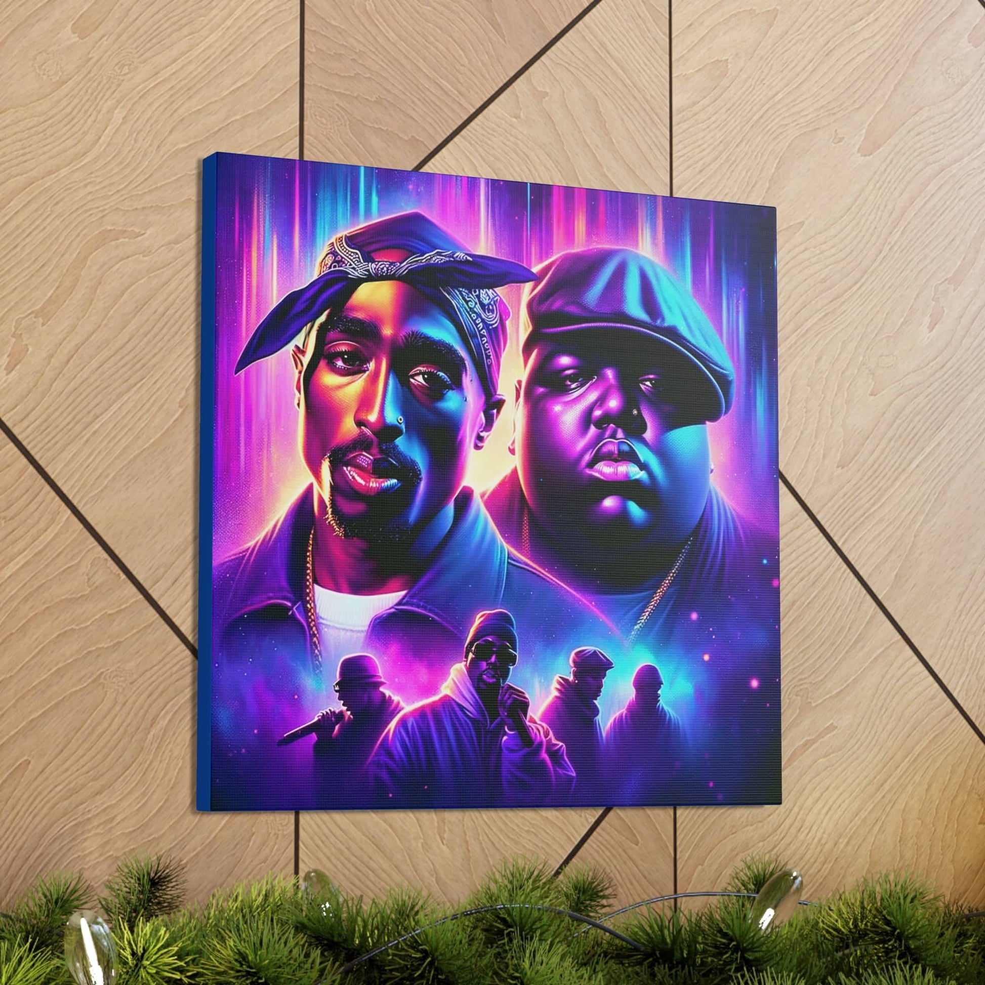 Hip-Hop Legends: The Luminaries Canvas Canvas Printify   