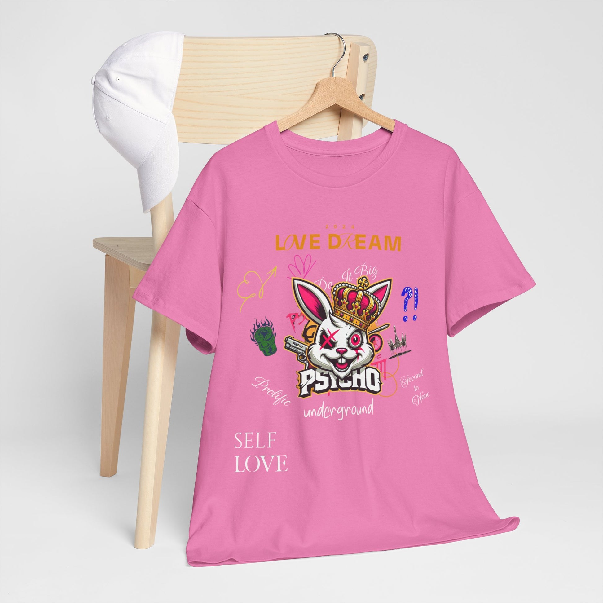 Psycho Bunny “Love Dream” Streetwear Graphic Tee