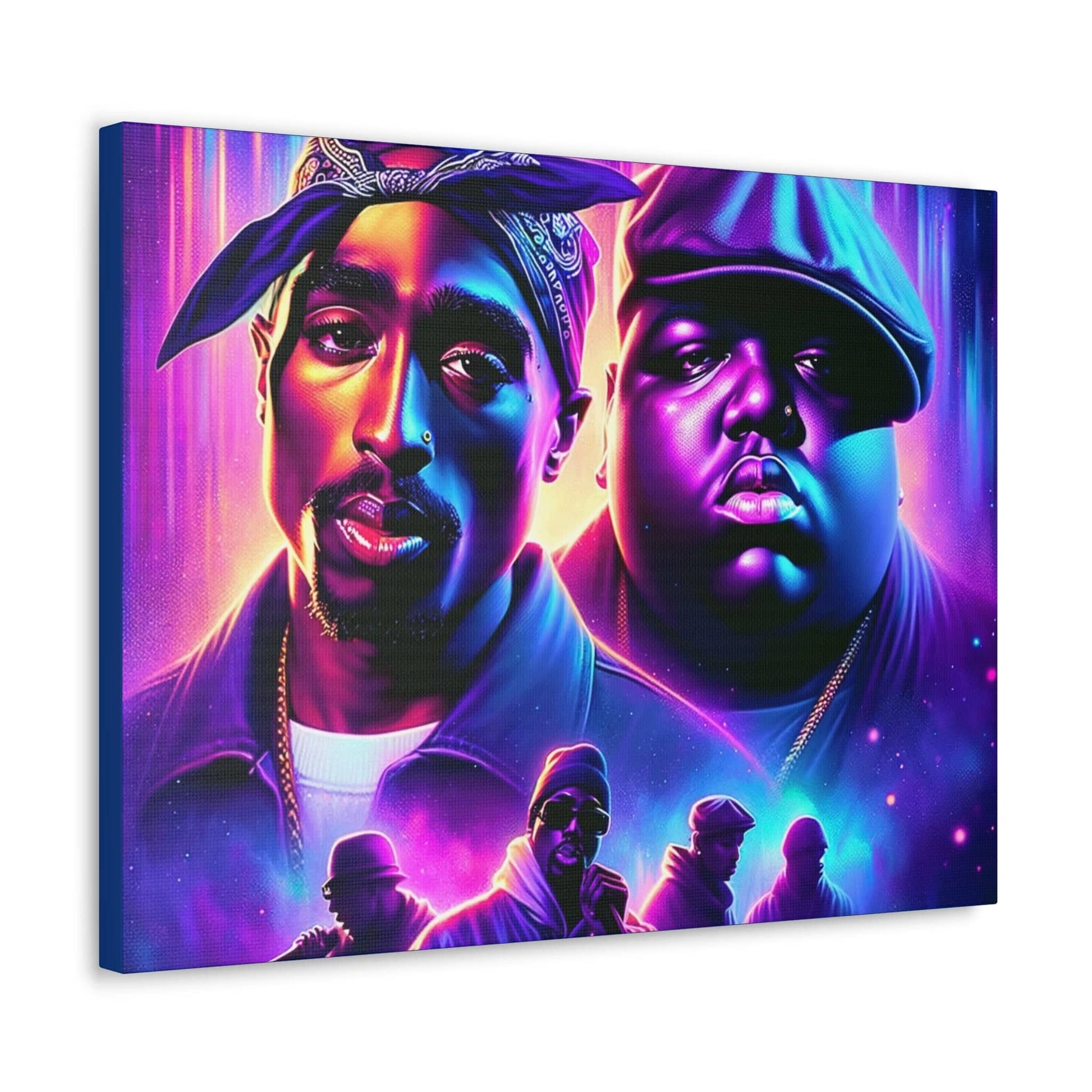 Hip-Hop Legends: The Luminaries Canvas Canvas Printify   