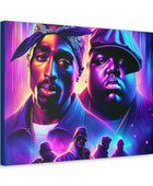 Hip-Hop Legends: The Luminaries Canvas Canvas Printify   