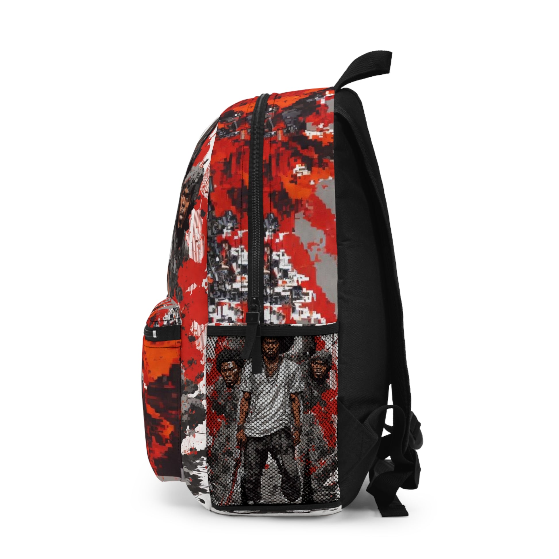 Afro Samurai Warrior: Durable Backpack, Stylish Bookbag
