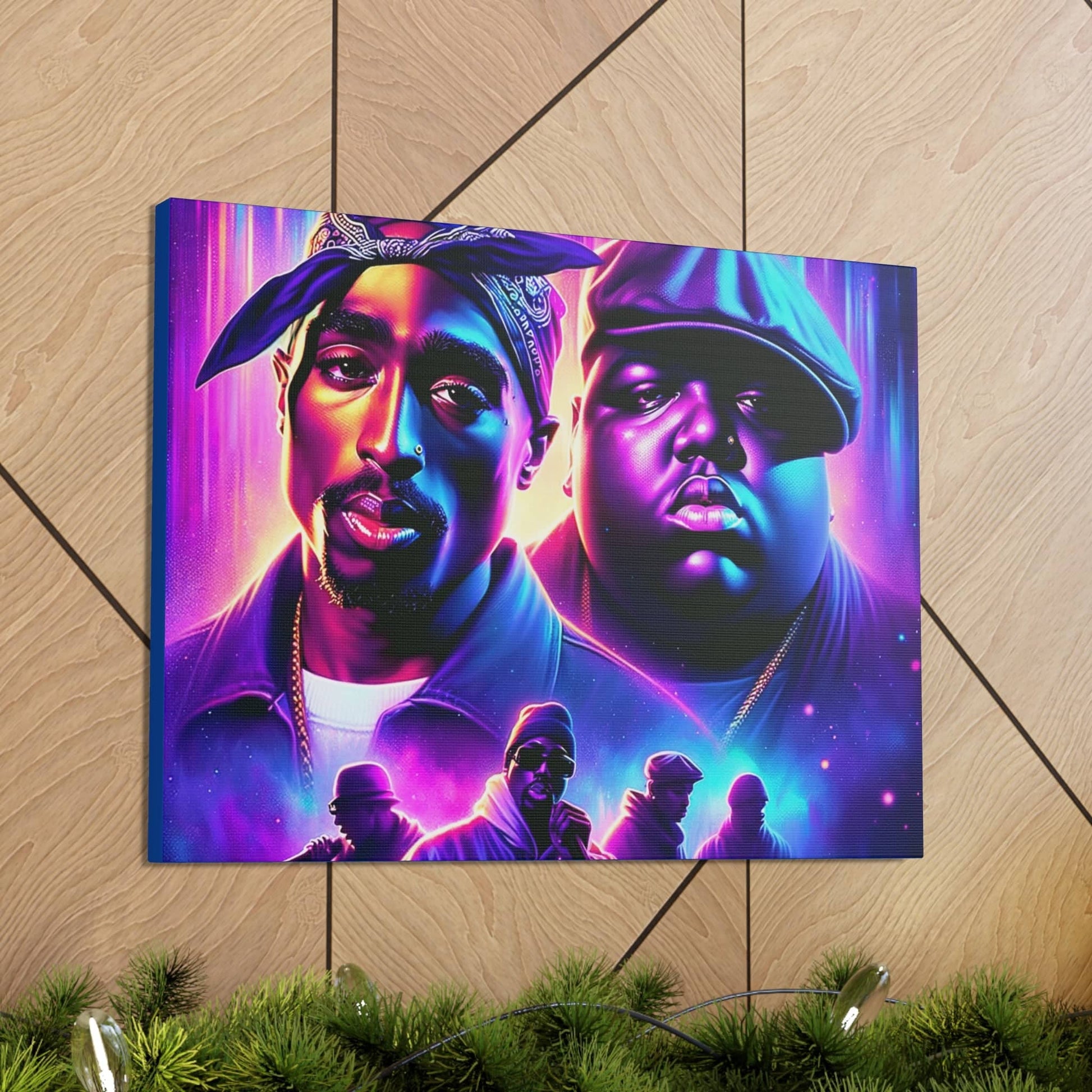 Hip-Hop Legends: The Luminaries Canvas Canvas Printify   