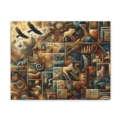 Mystic Glyphs Canvas Art