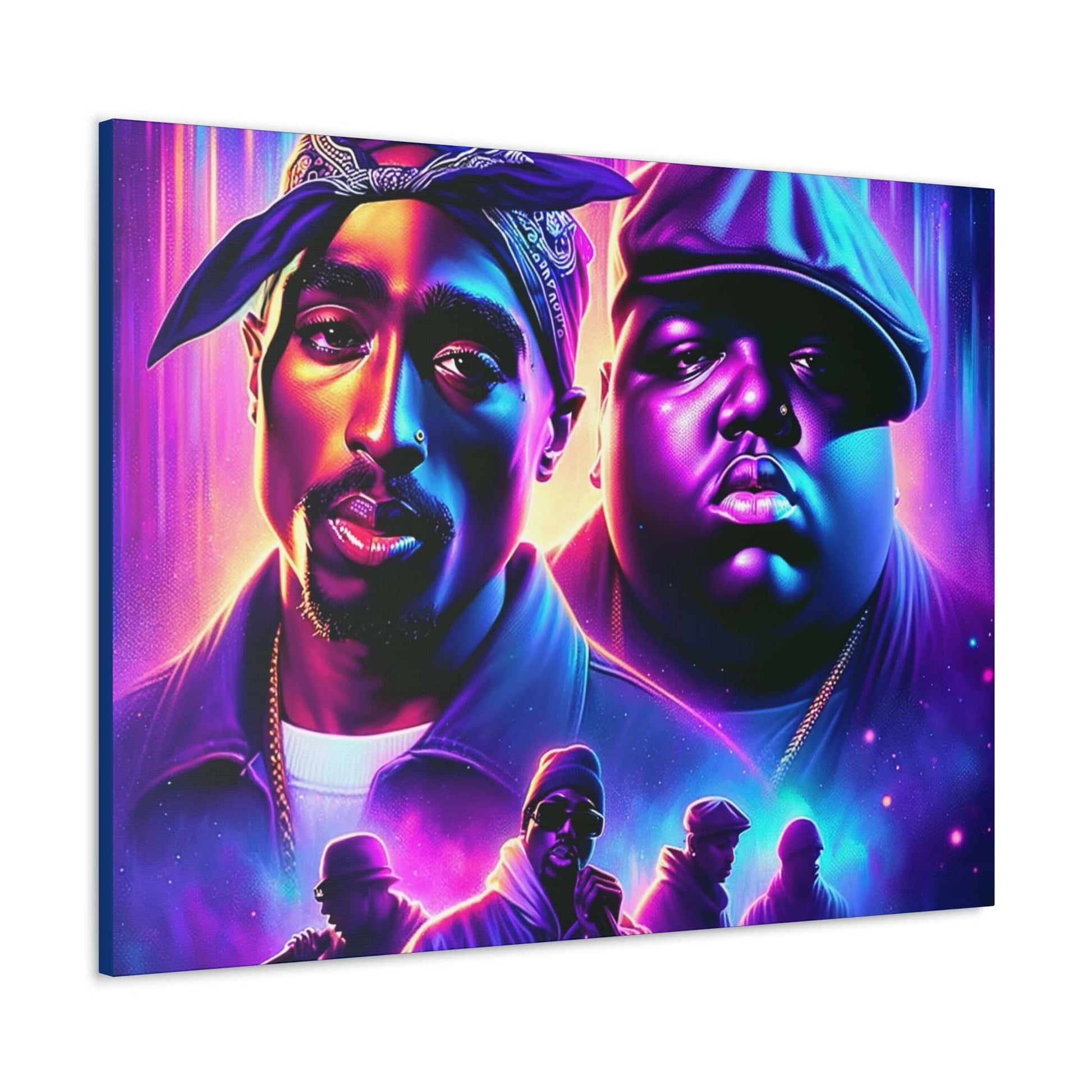 Hip-Hop Legends: The Luminaries Canvas Canvas Printify   