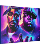 Hip-Hop Legends: The Luminaries Canvas Canvas Printify   