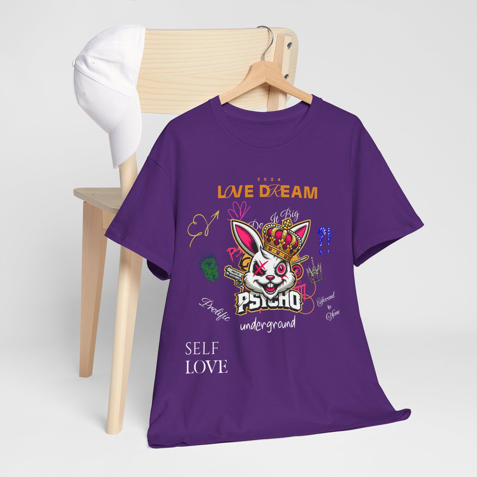 Psycho Bunny “Love Dream” Streetwear Graphic Tee