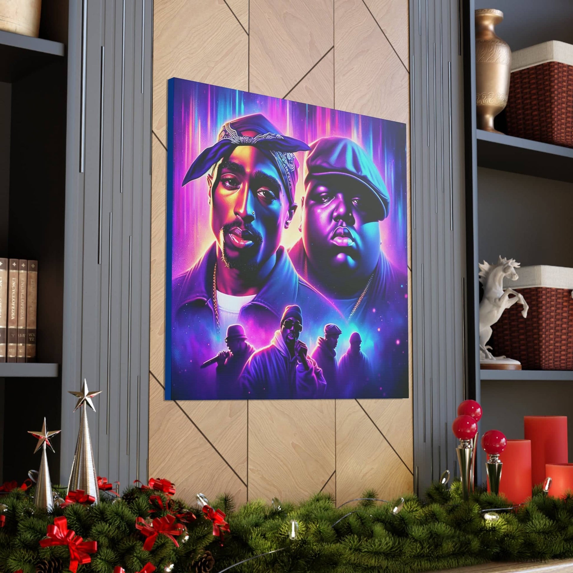 Hip-Hop Legends: The Luminaries Canvas Canvas Printify   