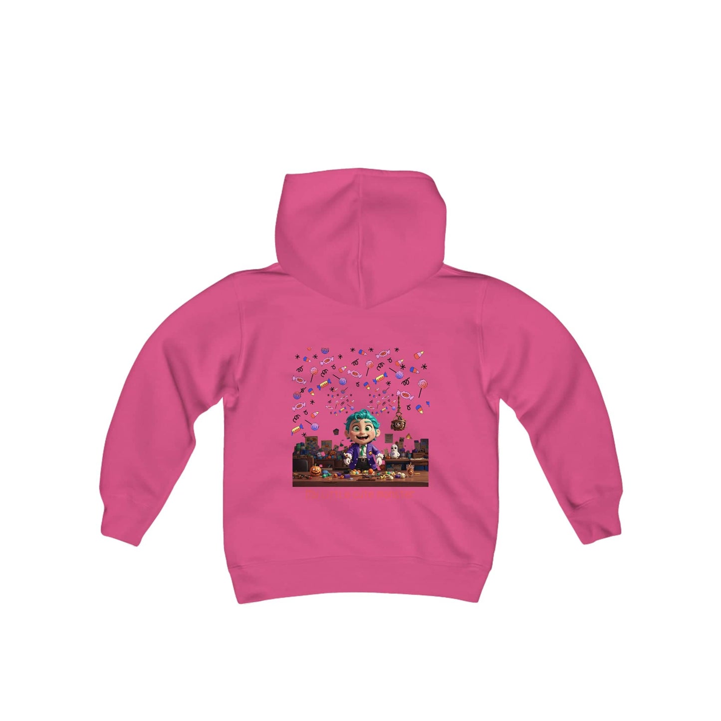 🎃 Candy Connoisseur: The Cozy Halloween Hoodie for Young Candy Lovers! Kids clothes Bigger Than Life Heliconia S 