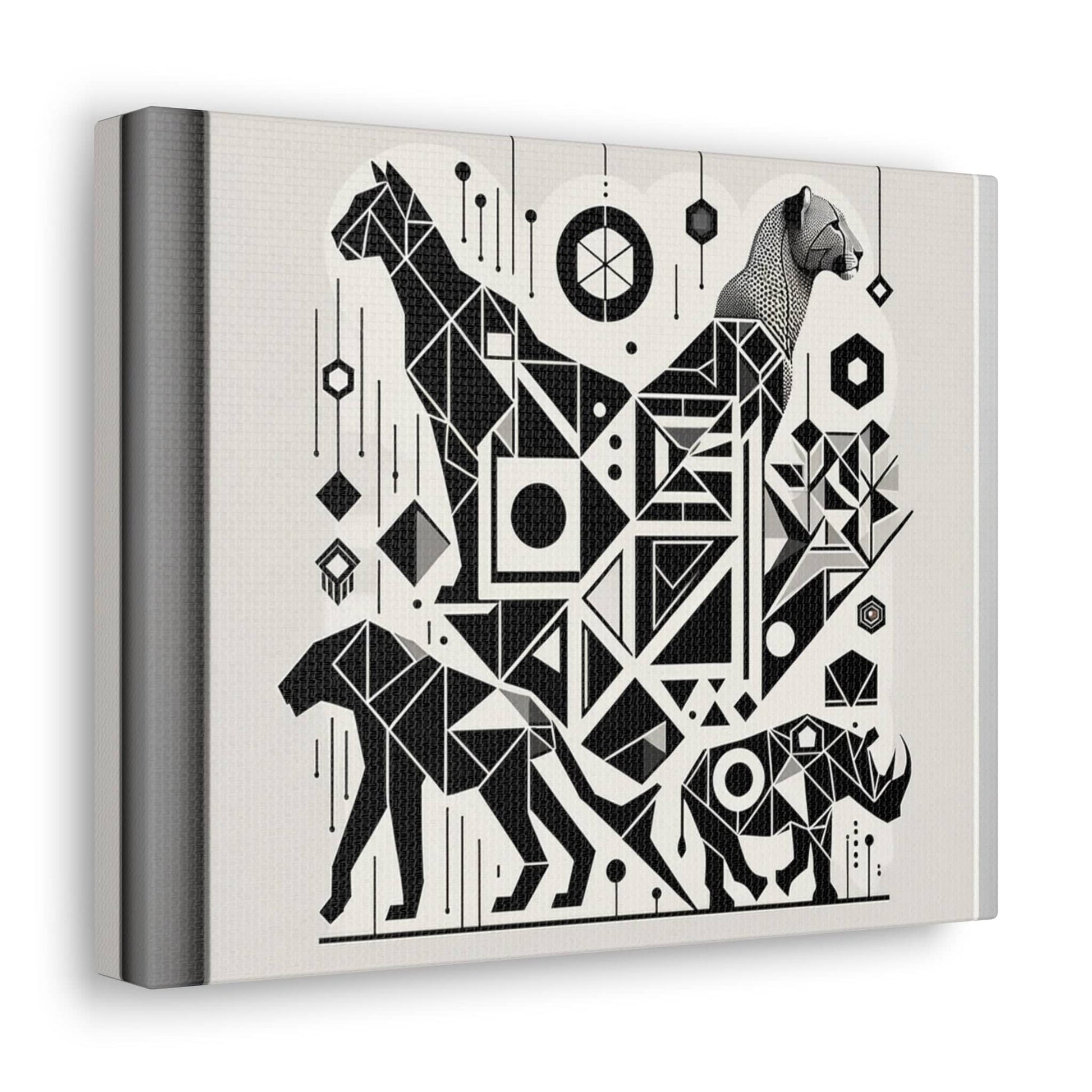 Monochrome Menagerie Canvas Art Canvas Bigger Than Life   