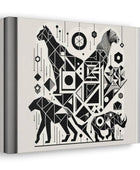 Monochrome Menagerie Canvas Art Canvas Bigger Than Life   