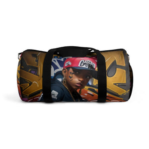 Shanice Rhythm Hip Hop Duffle Bag - Travel Essential, Gym, Retro Style Bags Bigger Than Life Small  