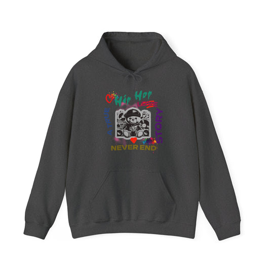 Hip Hop Bear Hoodie Unisex Heavy Blend™ Hooded Sweatshirt