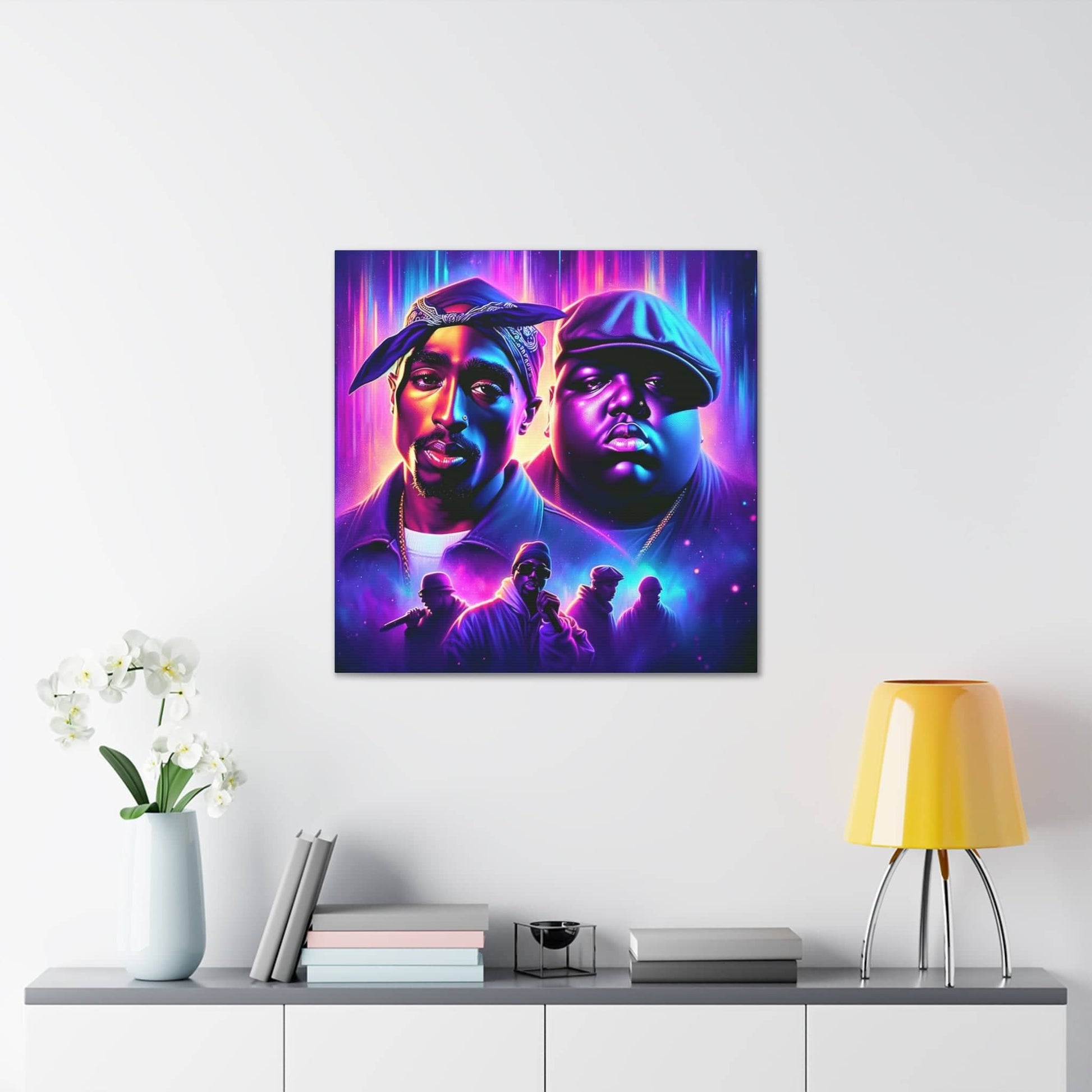 Hip-Hop Legends: The Luminaries Canvas Canvas Printify   