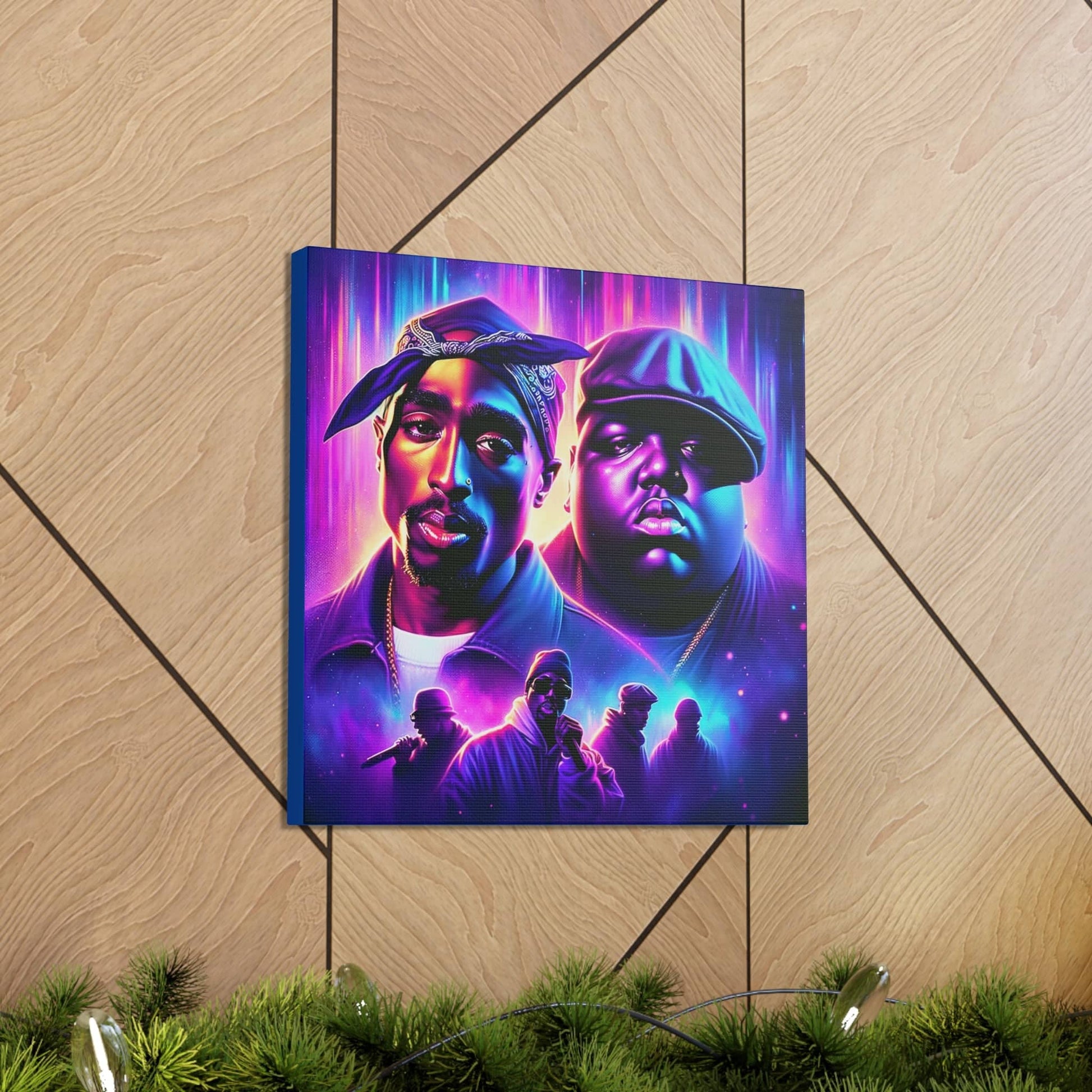 Hip-Hop Legends: The Luminaries Canvas Canvas Printify   