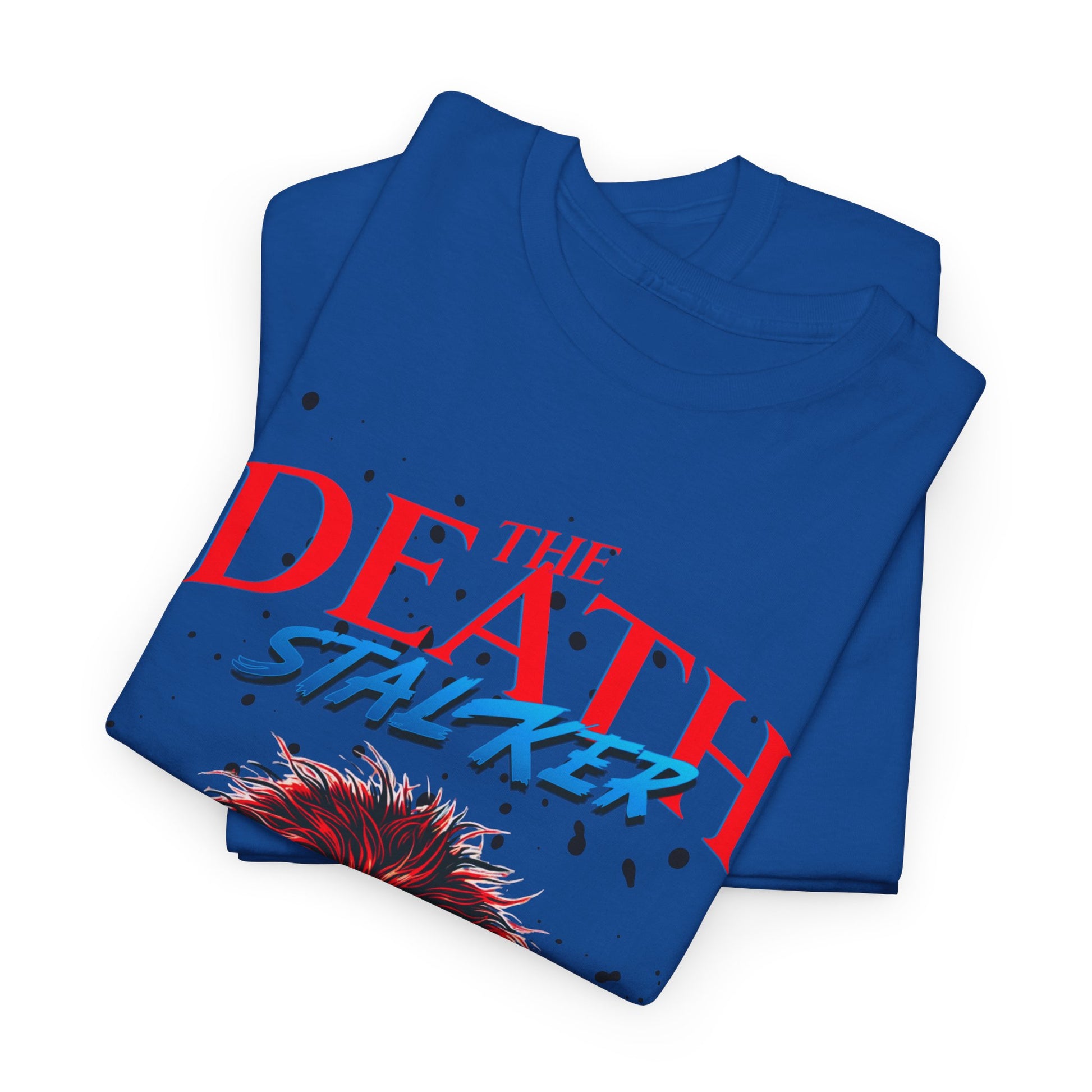 The Death Stalker Unisex Heavy Cotton Tee - Bold Horror-Inspired Design