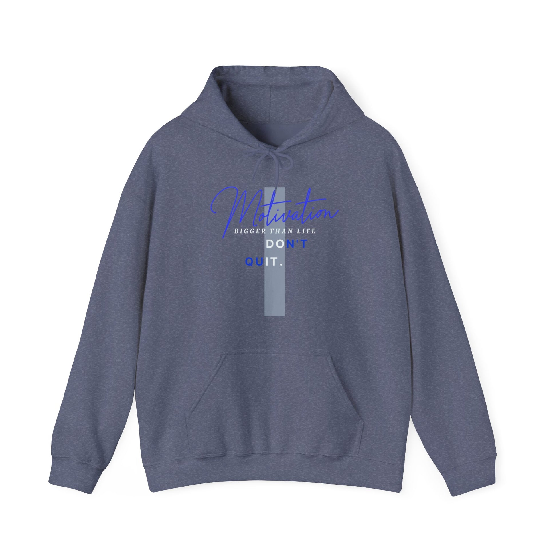 Persevere Hoodie - Motivation Unisex Heavy Blend Hooded Sweatshirt in S heather navy, perfect for S staying on-trend in any S season