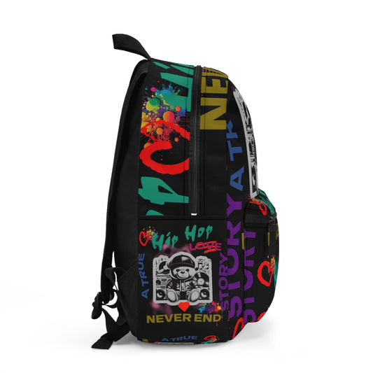 Fashionable backpack, ideal for streetwear enthusiasts, offering comfort and style.