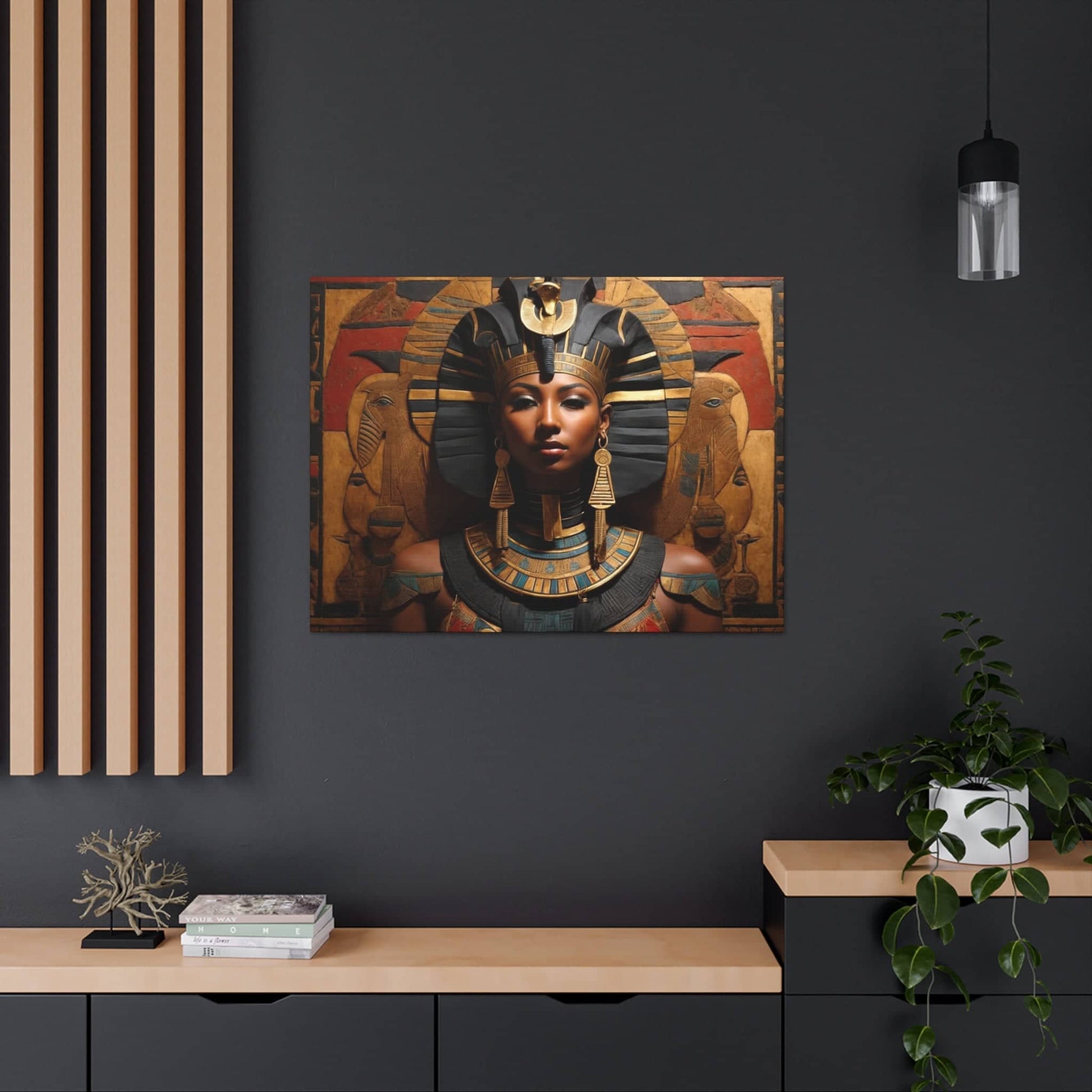 Eternal Majesty: Queen of the Nile Canvas Bigger Than Life 40″ x 30″ 1.25" 