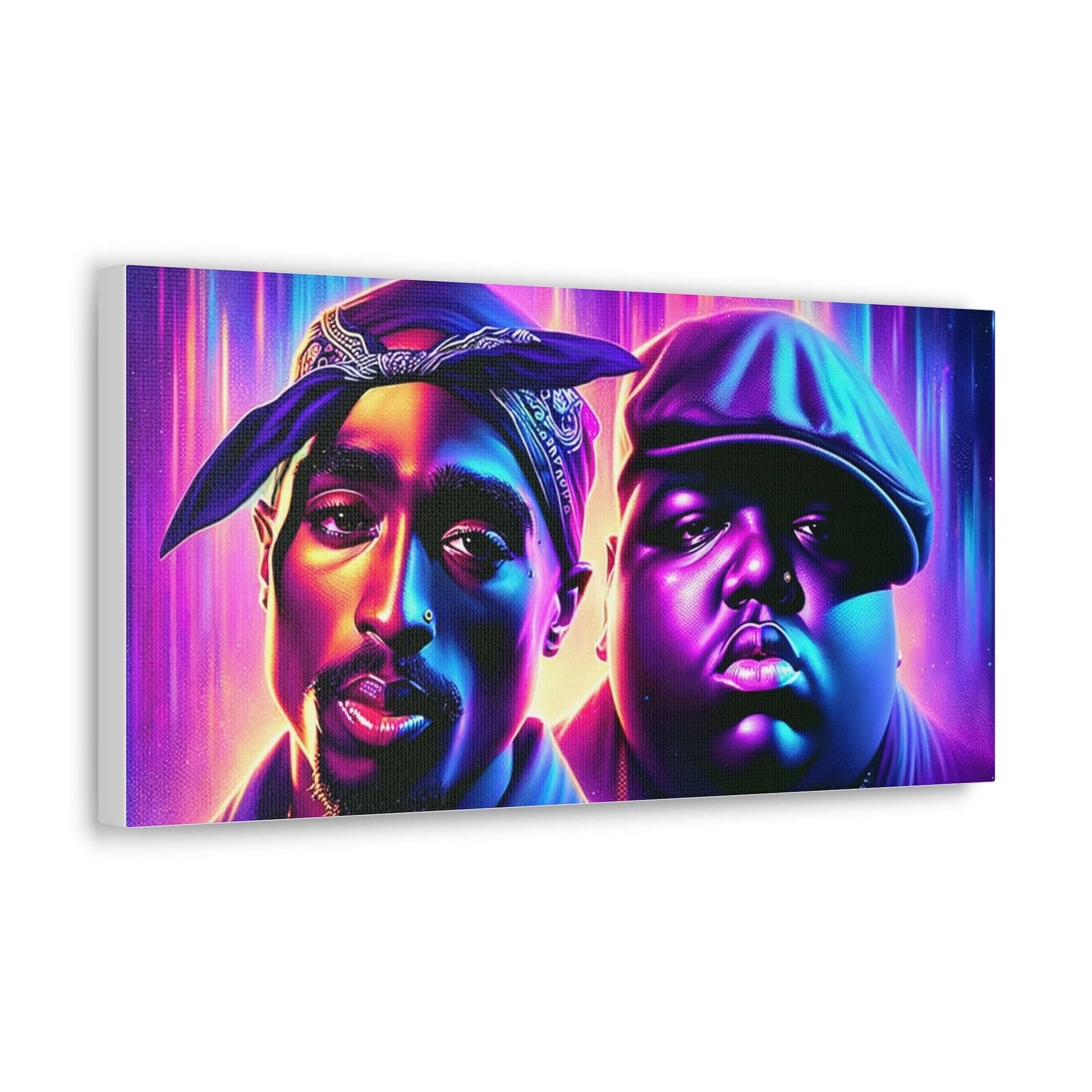 Hip-Hop Legends: The Luminaries Canvas Canvas Printify   