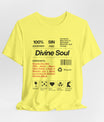 Divine Soul The Spiritual Essence Unisex Tee in S turquoise, a versatile piece for casual wear