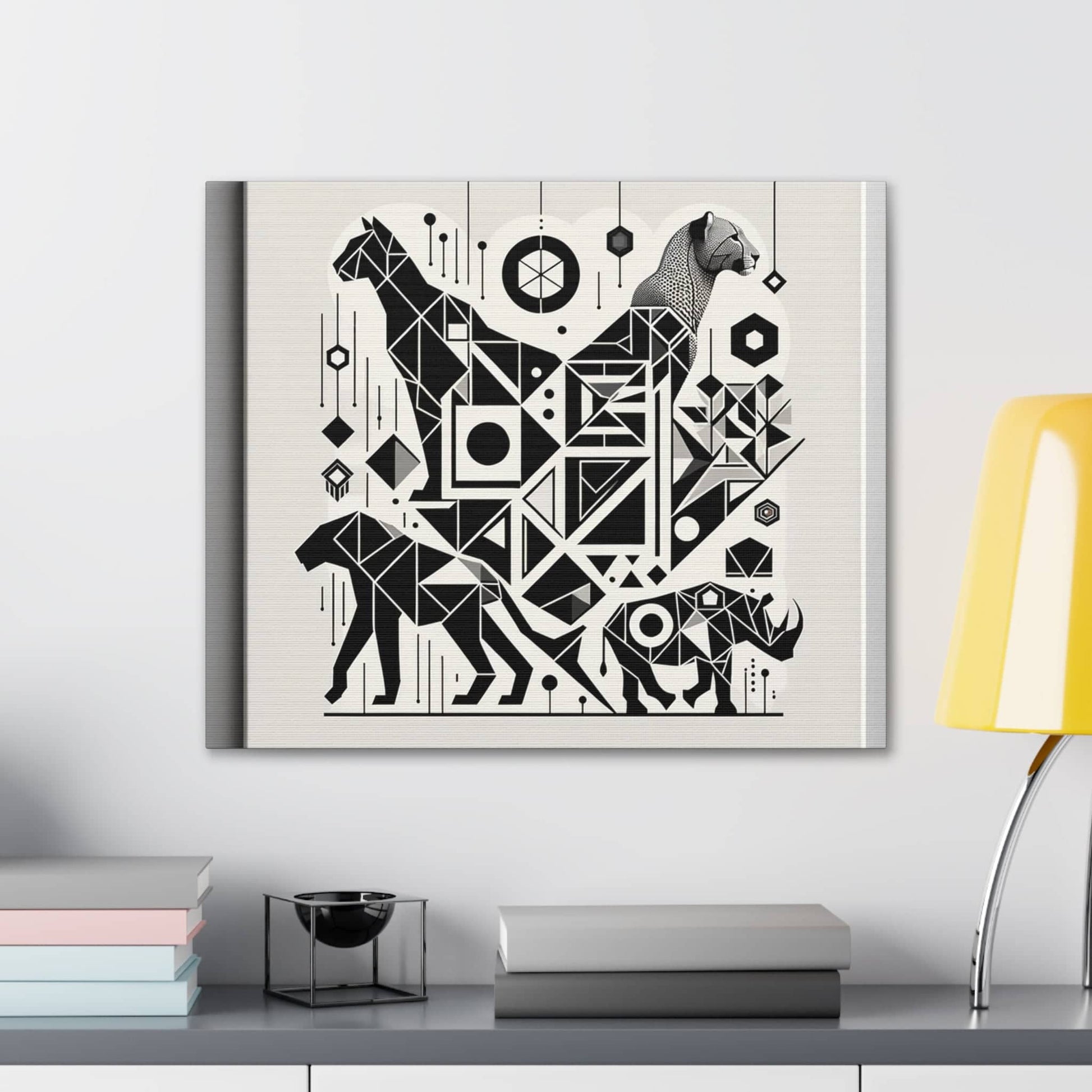 Monochrome Menagerie Canvas Art Canvas Bigger Than Life   