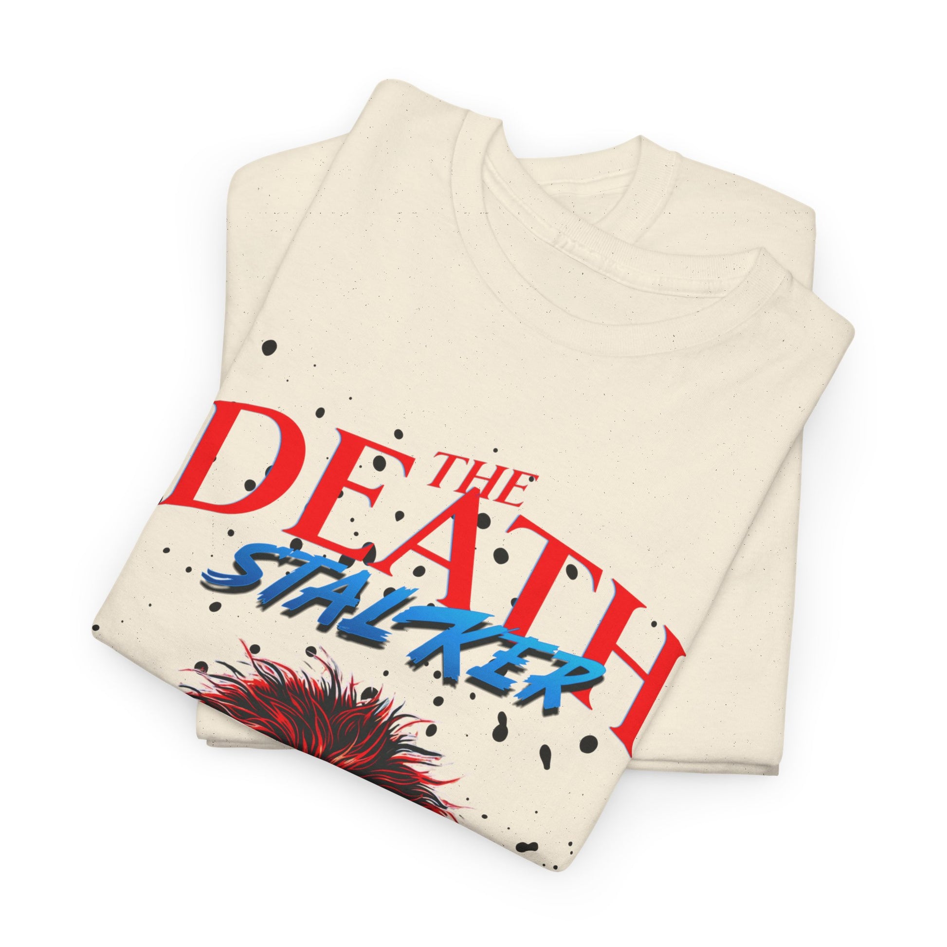 The Death Stalker Unisex Heavy Cotton Tee - Bold Horror-Inspired Design