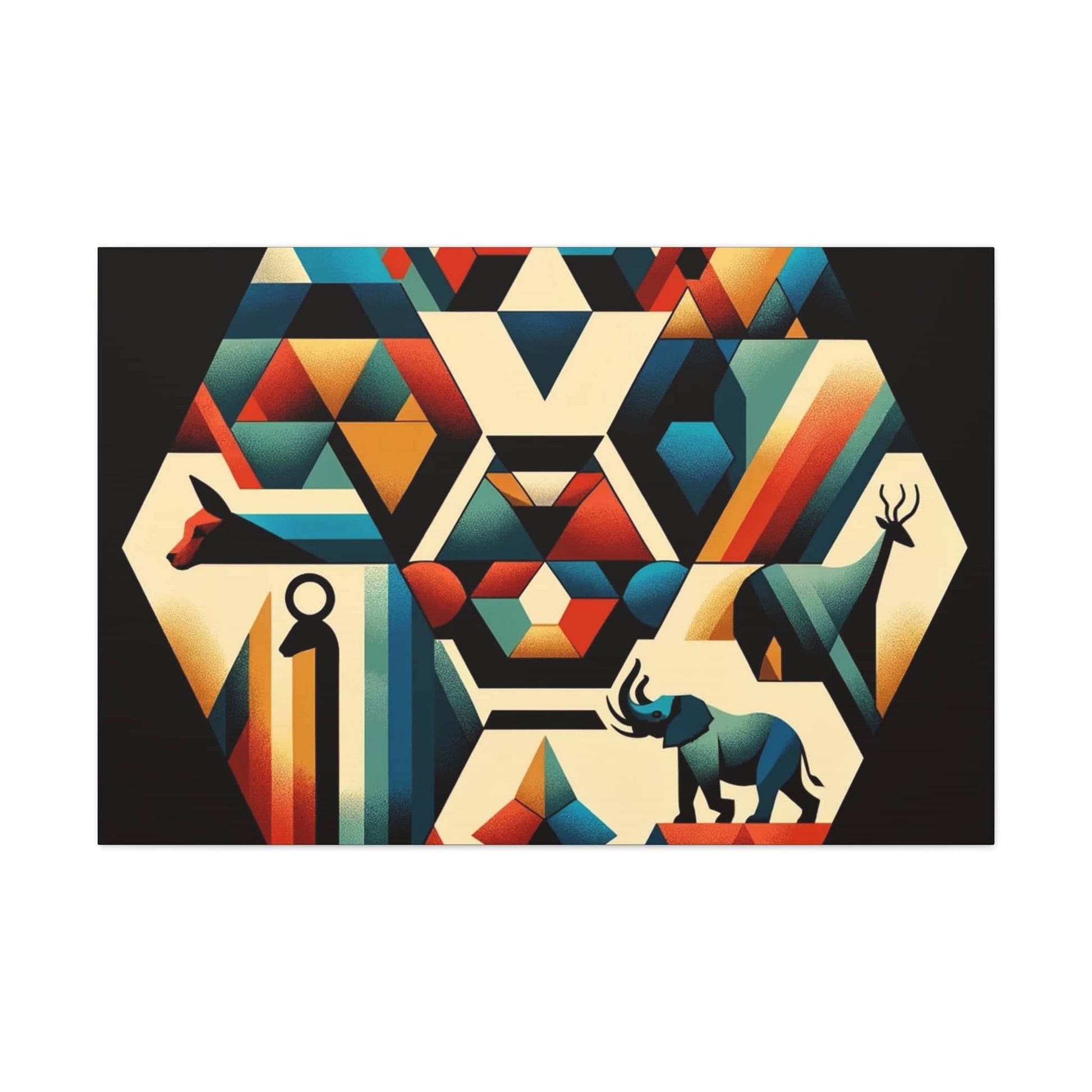 Geometric Wilderness Odyssey Canvas Canvas Bigger Than Life   