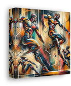 Athletic Motion Canvas Art Canvas Bigger Than Life   