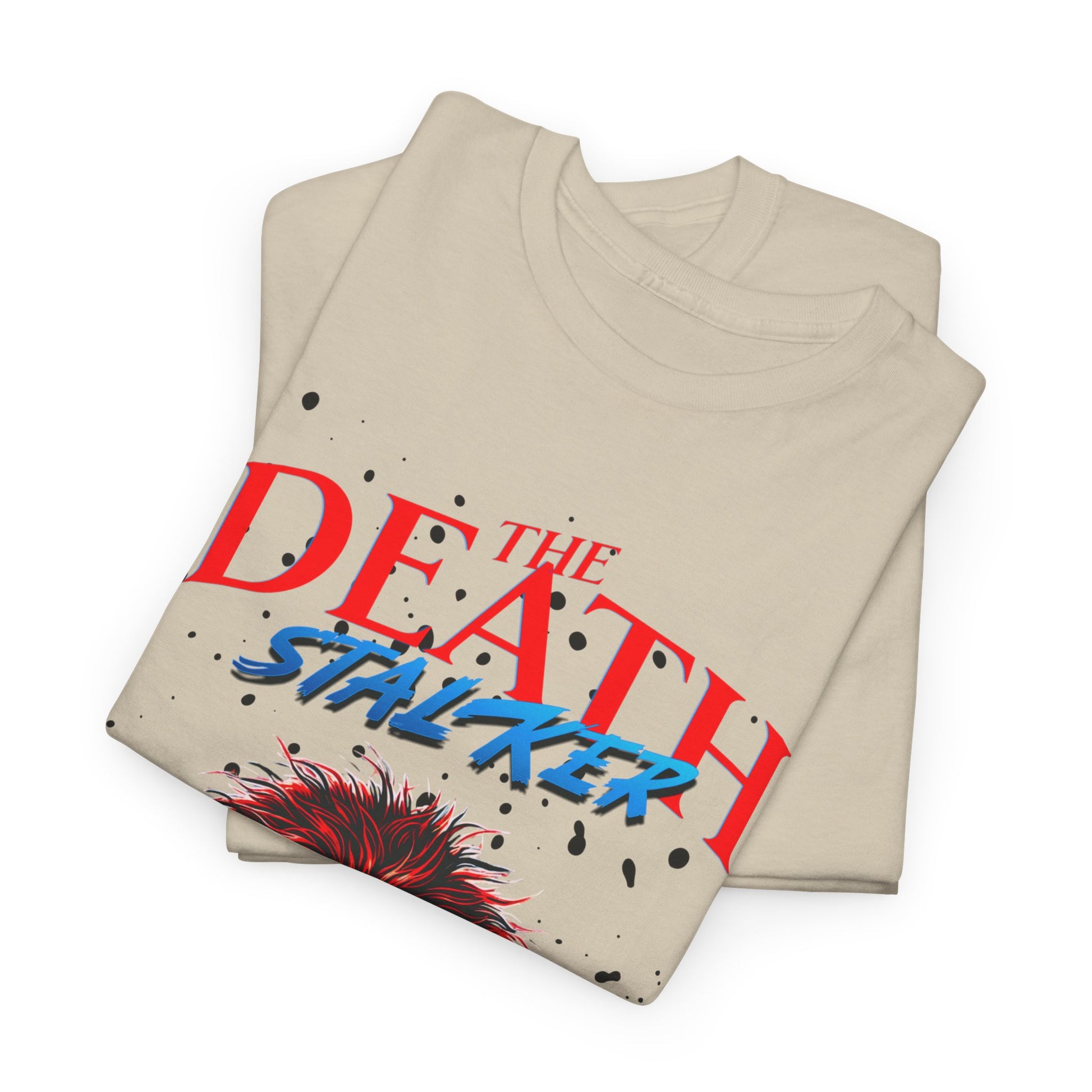 The Death Stalker Unisex Heavy Cotton Tee - Bold Horror-Inspired Design