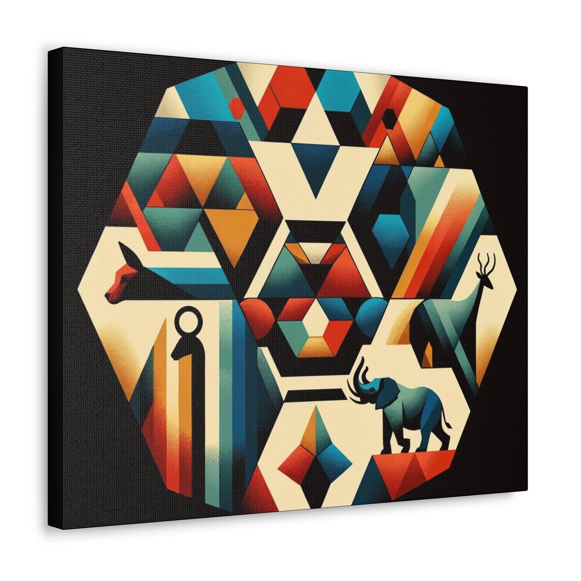 Geometric Wilderness Odyssey Canvas Canvas Bigger Than Life   