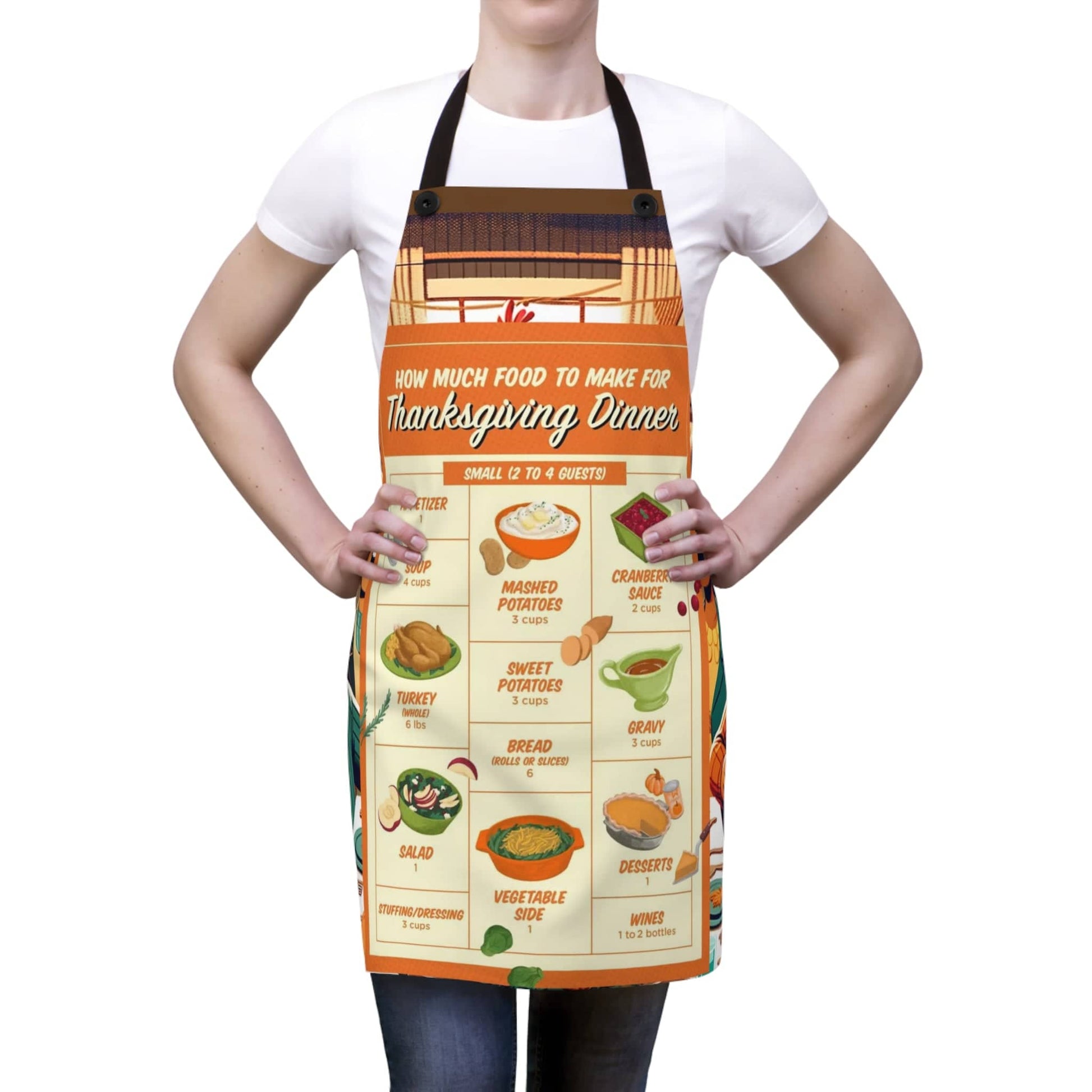 Thanksgiving Dinner Classic Apron Accessories Bigger Than Life   