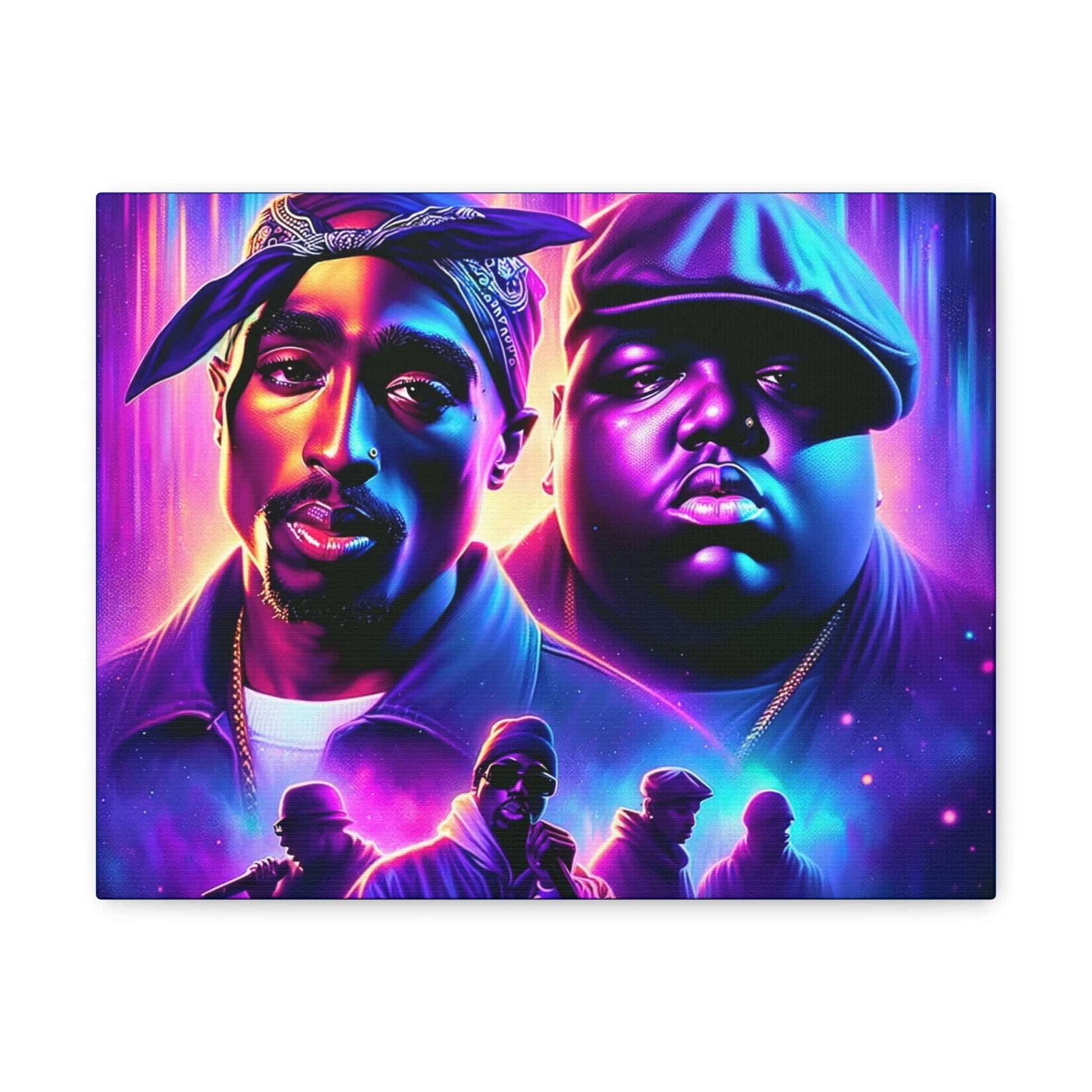 Hip-Hop Legends: The Luminaries Canvas Canvas Printify   