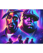 Hip-Hop Legends: The Luminaries Canvas Canvas Printify   