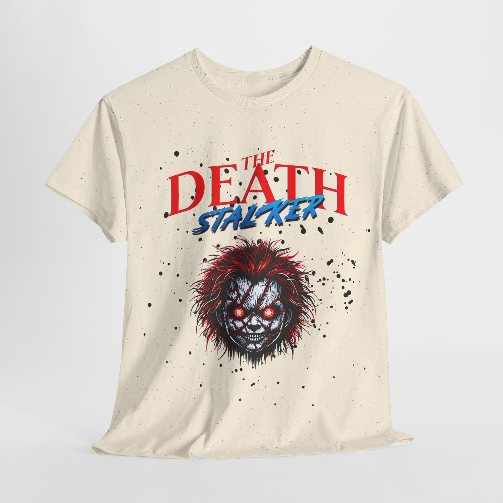 The Death Stalker Unisex Heavy Cotton Tee - Bold Horror-Inspired Design