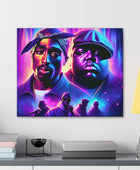 Hip-Hop Legends: The Luminaries Canvas Canvas Printify   