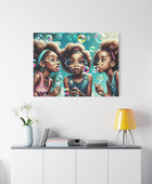 Bubble Dreams Canvas Art – A Playful Journey of Wonder and Joy