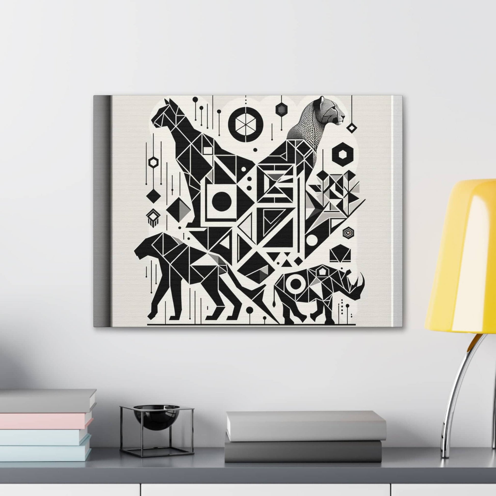 Monochrome Menagerie Canvas Art Canvas Bigger Than Life   