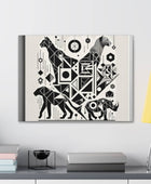 Monochrome Menagerie Canvas Art Canvas Bigger Than Life   