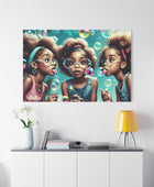 Bubble Dreams Canvas Art – A Playful Journey of Wonder and Joy