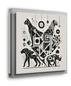 Monochrome Menagerie Canvas Art Canvas Bigger Than Life   