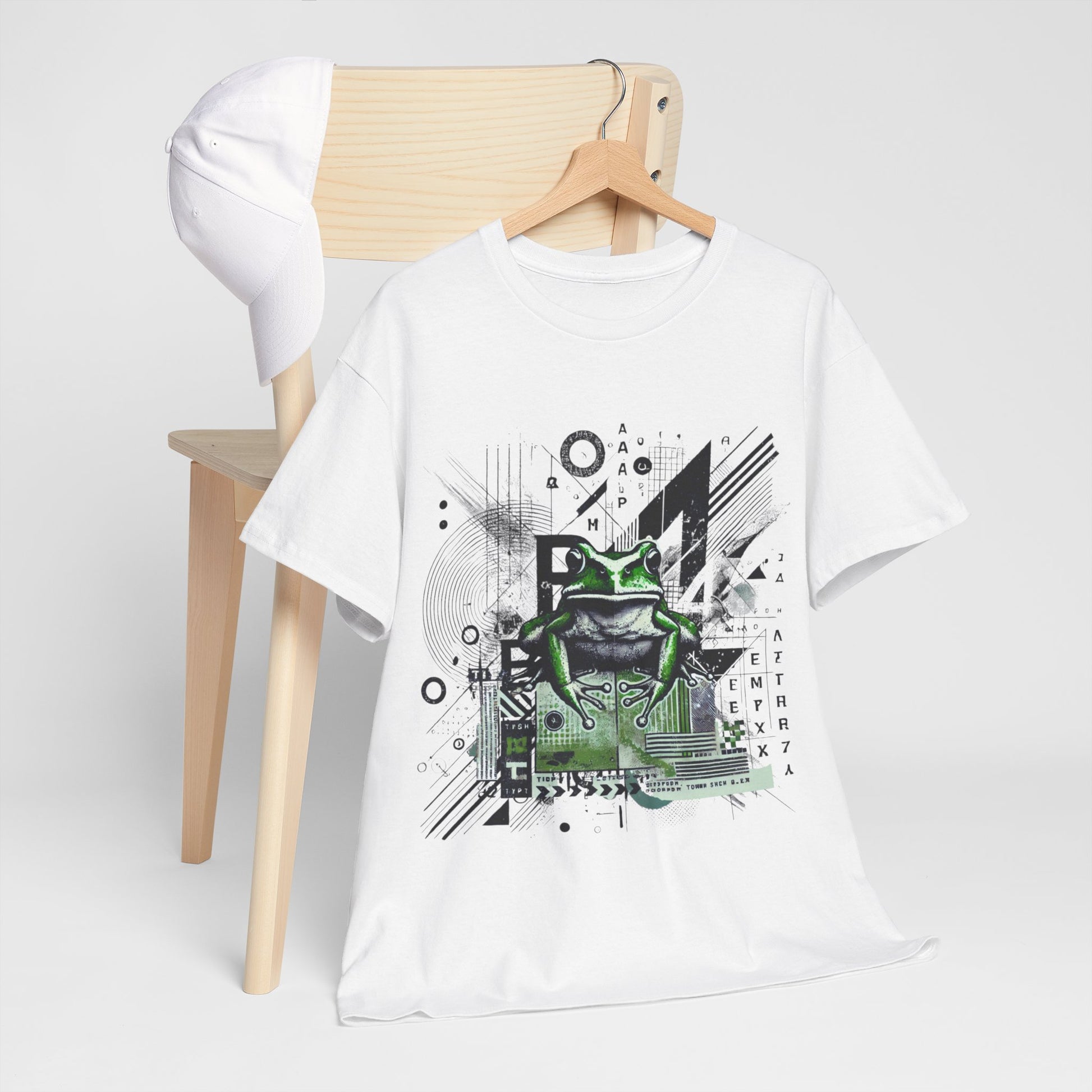 Futuristic Frog Unisex Heavy Cotton Tee