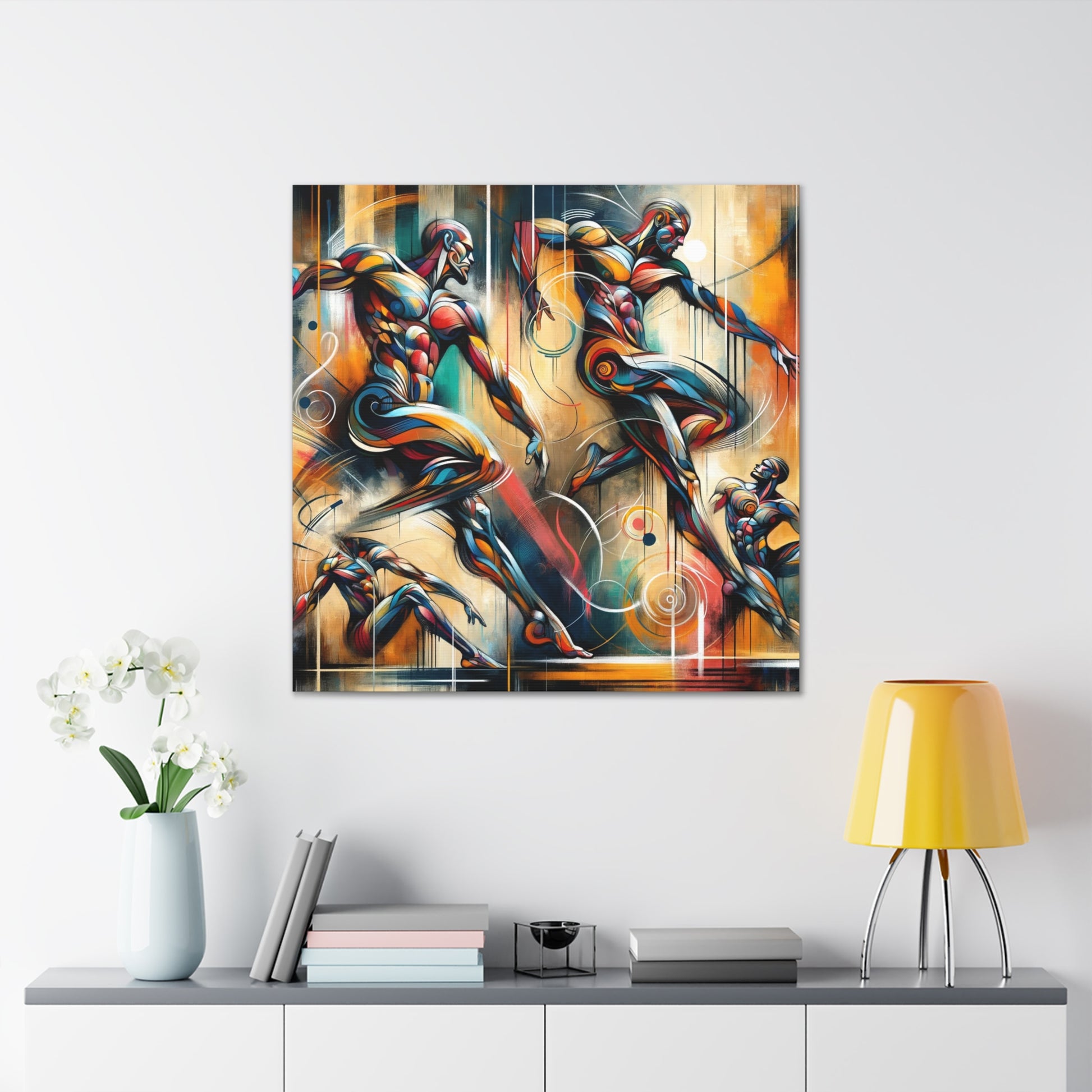 Athletic Motion Canvas Art: Capturing the Spirit of Movement