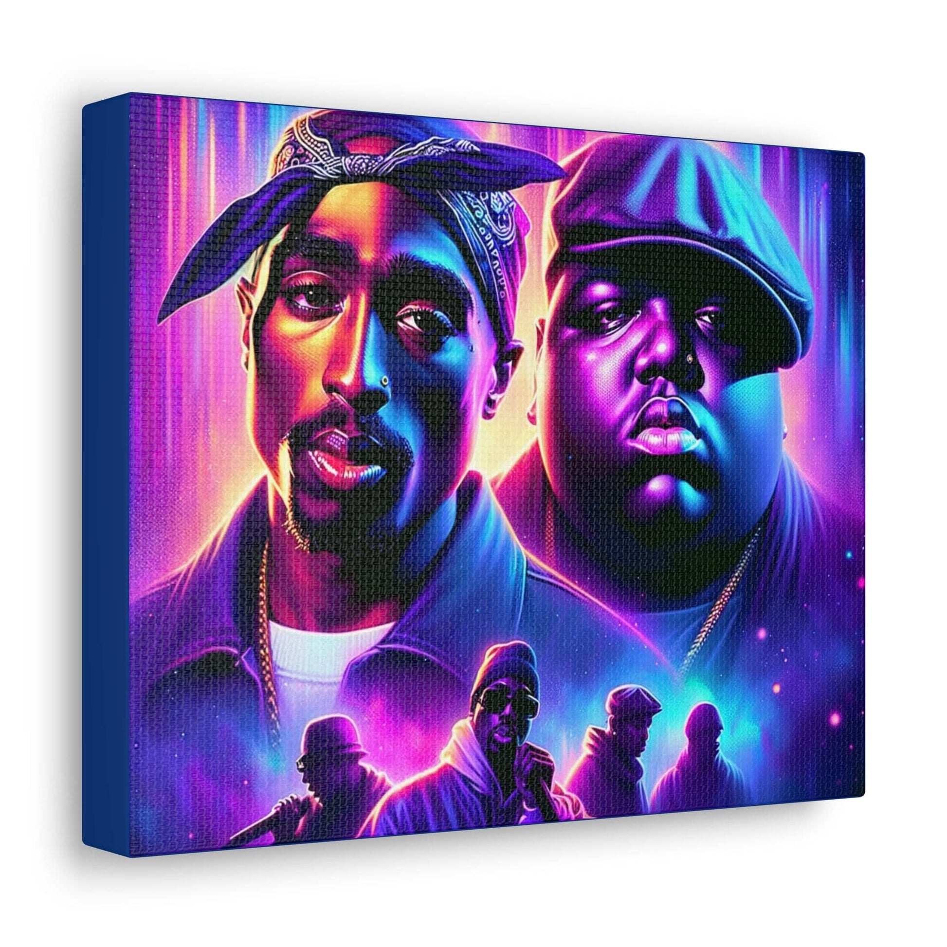 Hip-Hop Legends: The Luminaries Canvas Canvas Printify   