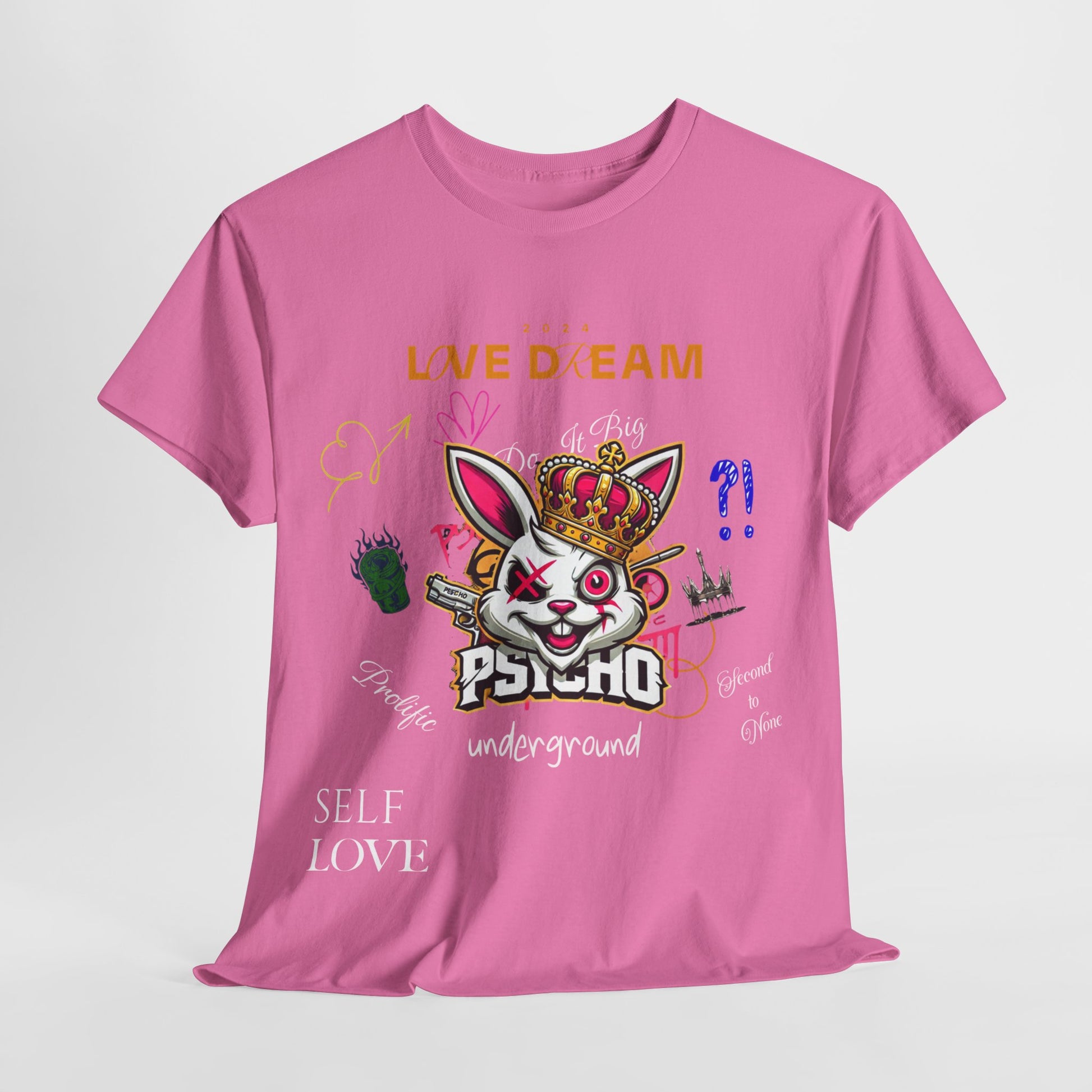 Psycho Bunny “Love Dream” Streetwear Graphic Tee