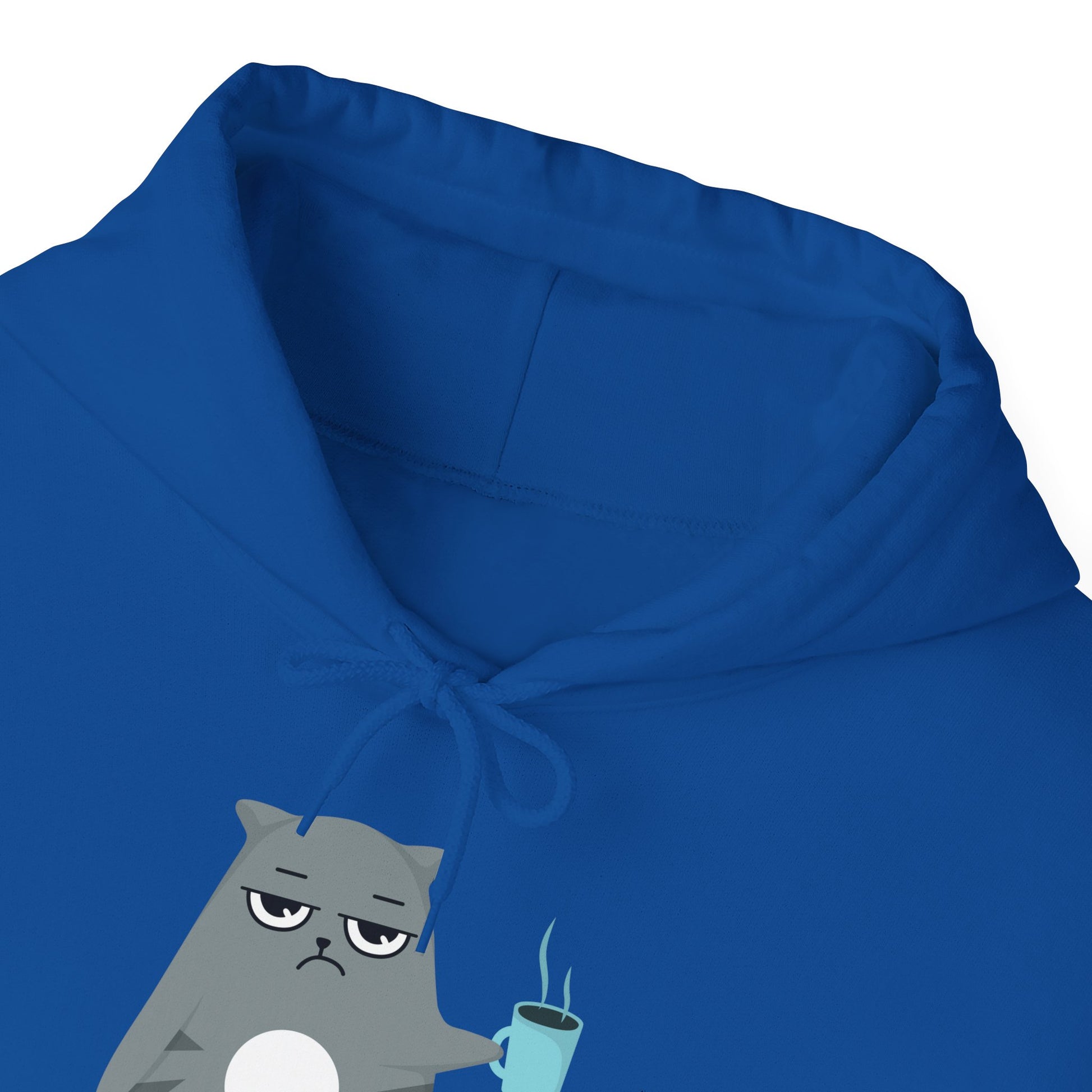 Coffee and Cat-itude Hoodie in L Sport grey, a must-have for everyday fashion