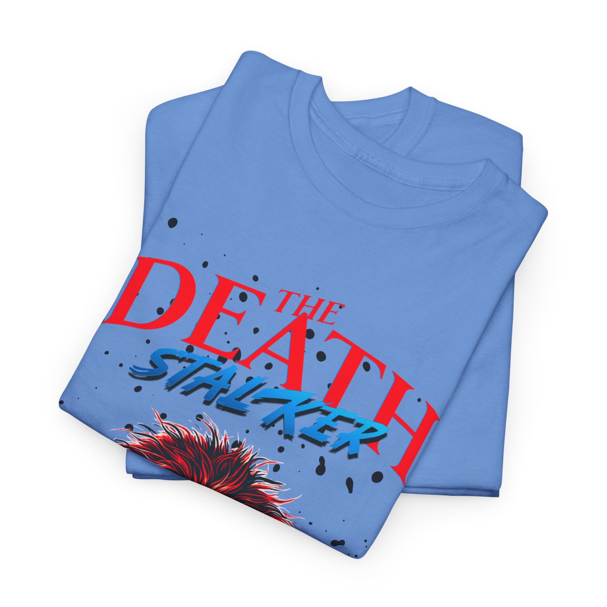 The Death Stalker Unisex Heavy Cotton Tee - Bold Horror-Inspired Design