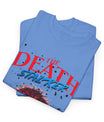 The Death Stalker Unisex Heavy Cotton Tee - Bold Horror-Inspired Design