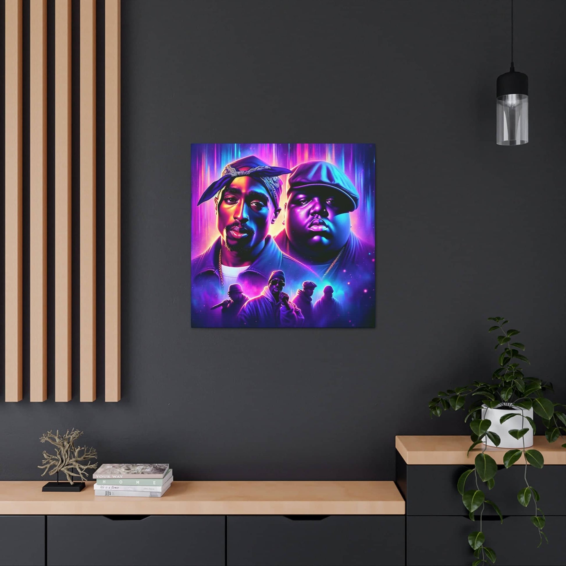 Hip-Hop Legends: The Luminaries Canvas Canvas Printify 30″ x 30″ 1.25" 