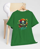 Silent Prince Unisex Heavy Cotton Tee in L irish green, perfect for S staying on-trend in any S season